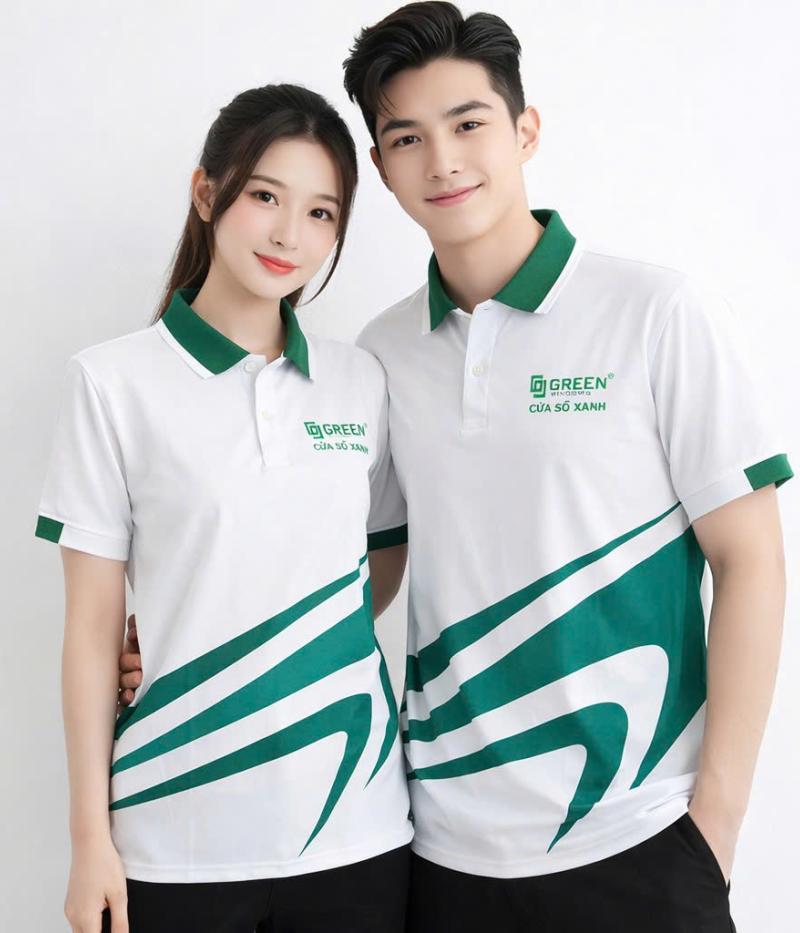 MẪU ĐỒNG PHỤC CỬA SỔ XANH – CHUẨN NHẬN DIỆN, TĂNG UY TÍN 