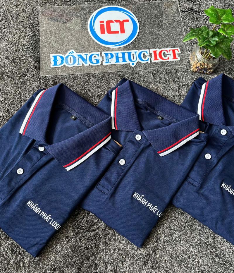 Khánh Phát Luxury Uniform – Đồng Phục Polo Xanh Đen Sang Trọng, Chuẩn Thương Hiệu
