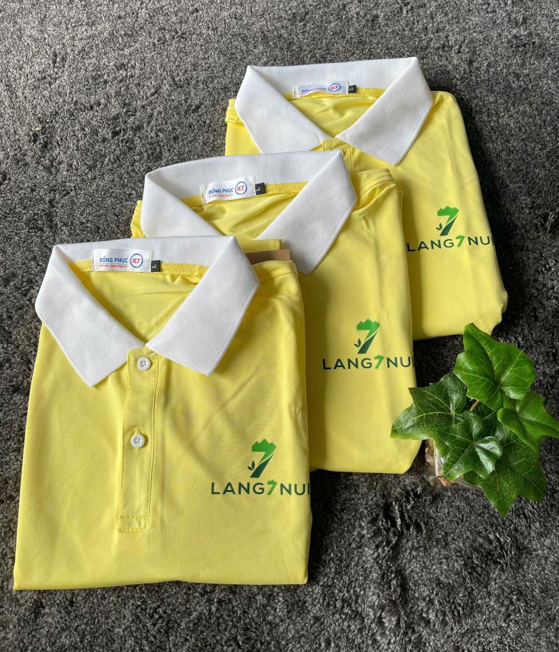 XU HƯỚNG ĐỒNG PHỤC POLO VÀNG PASTEL - CÙNG KHÁM PHÁ CHI TIẾT MẪU ÁO LÀNG 7 NÚI