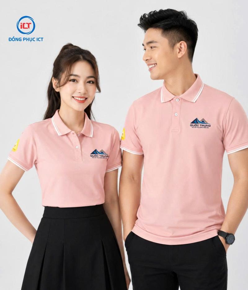 Mẫu đồng phục Công Ty Xây Dựng Quốc Trung