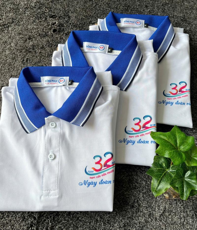 Áo Đồng Phục Họp Lớp, Ngày Ra Trường – Vải Cá Sấu Cao Cấp, In Sắc Nét