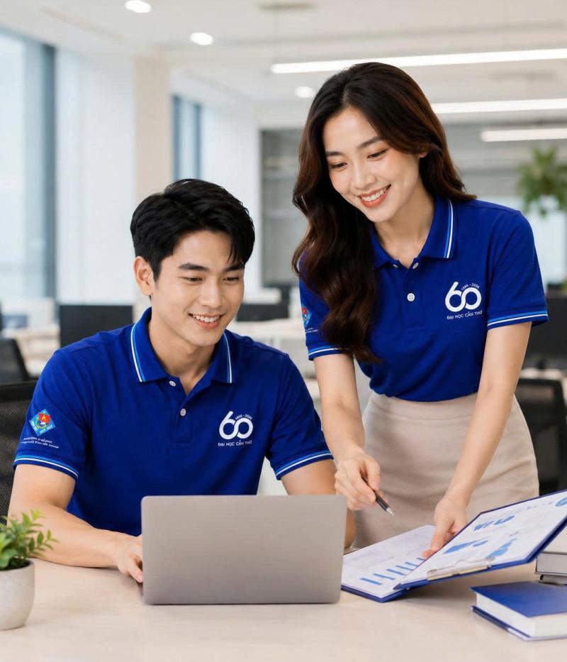 Áo Đồng Phục Xanh Bích Đồng Hành Cùng Lễ Kỷ Niệm 60 Năm Đại Học Cần Thơ