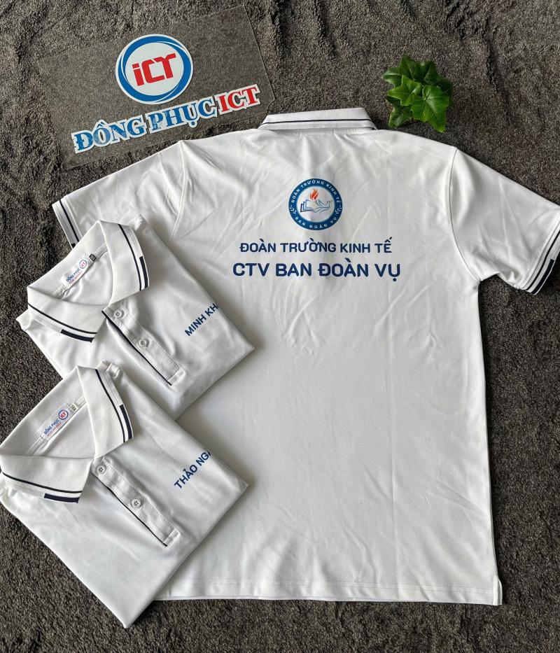 Áo Polo Đồng Phục Ban Đoàn Vụ Trường Kinh Tế – Thiết Kế Thanh Lịch, Chuẩn Sinh Viên Năng Động