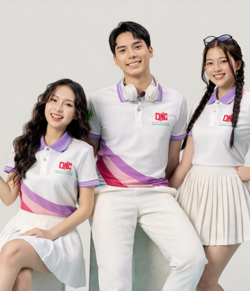 Áo Polo Đồng Phục Đoàn Khoa Y – Cá Sấu Poly Thoáng Mát, In Nhiệt Sắc Nét