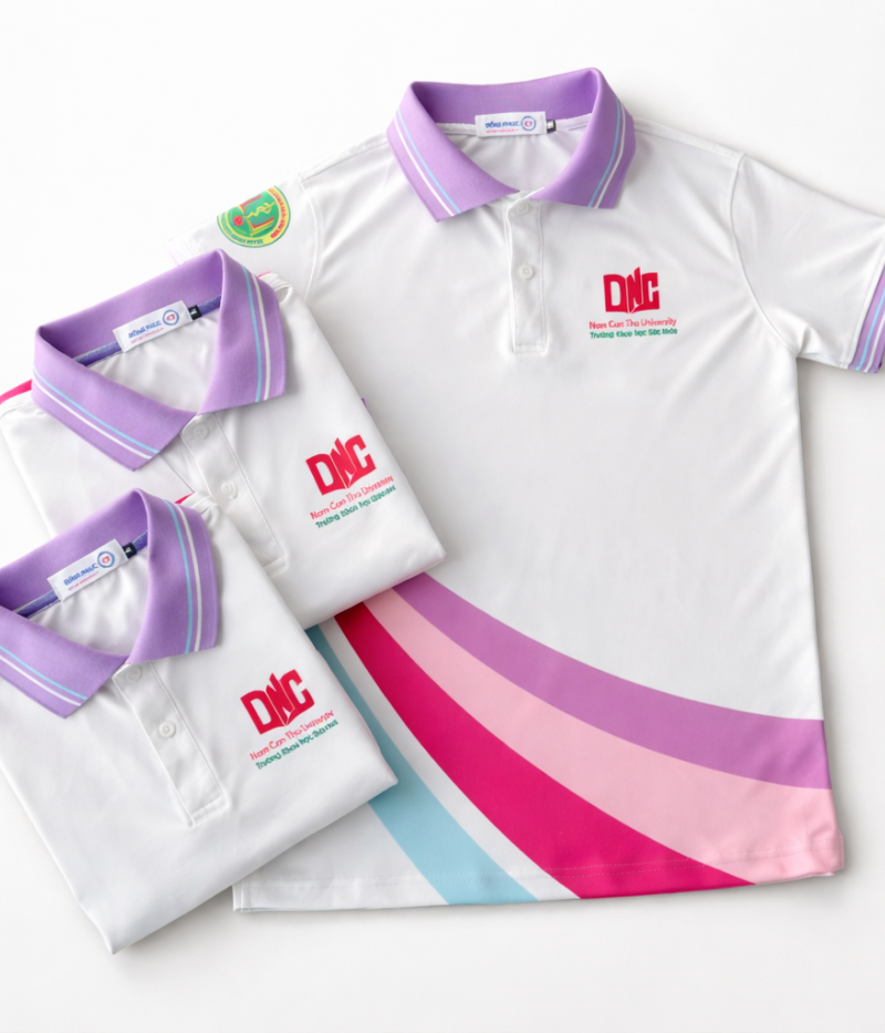 Áo Polo Đồng Phục Đoàn Khoa Y – Cá Sấu Poly Thoáng Mát, In Nhiệt Sắc Nét