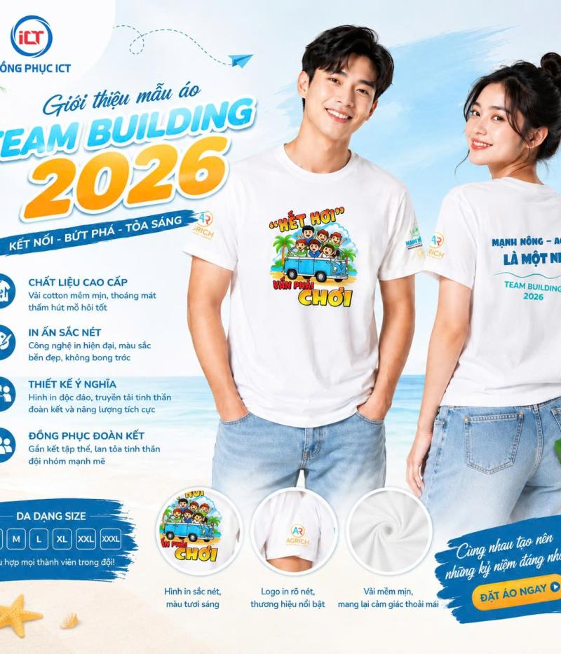 Áo Team Building 2026 – Thiết Kế Đồng Phục Gắn Kết Tập Thể, Năng Động