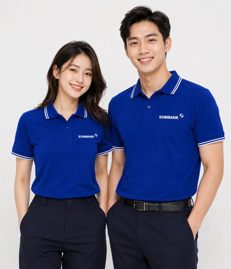 ĐỒNG PHỤC DOANH NGHIỆP MAY IN THEO YÊU CẦU | NGÂN HÀNG EXIMBANK