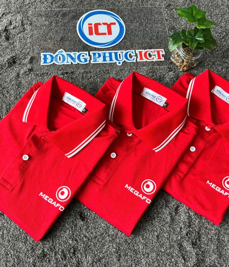 Đồng Phục Megafood – Mẫu Áo Polo Doanh Nghiệp Đỏ Nổi Bật, Chuyên Nghiệp