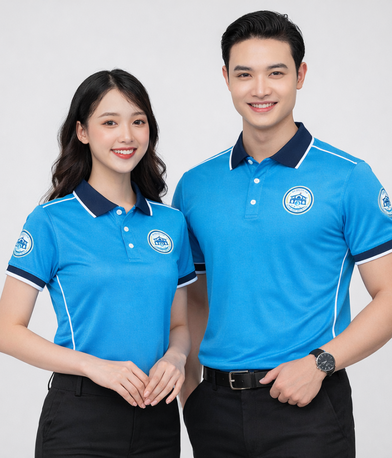 Đồng Phục Polo Đẹp - Chi Phí Tiết Kiệm: Màu Xanh Ya Tươi Sáng, Trẻ Trung, Năng Động