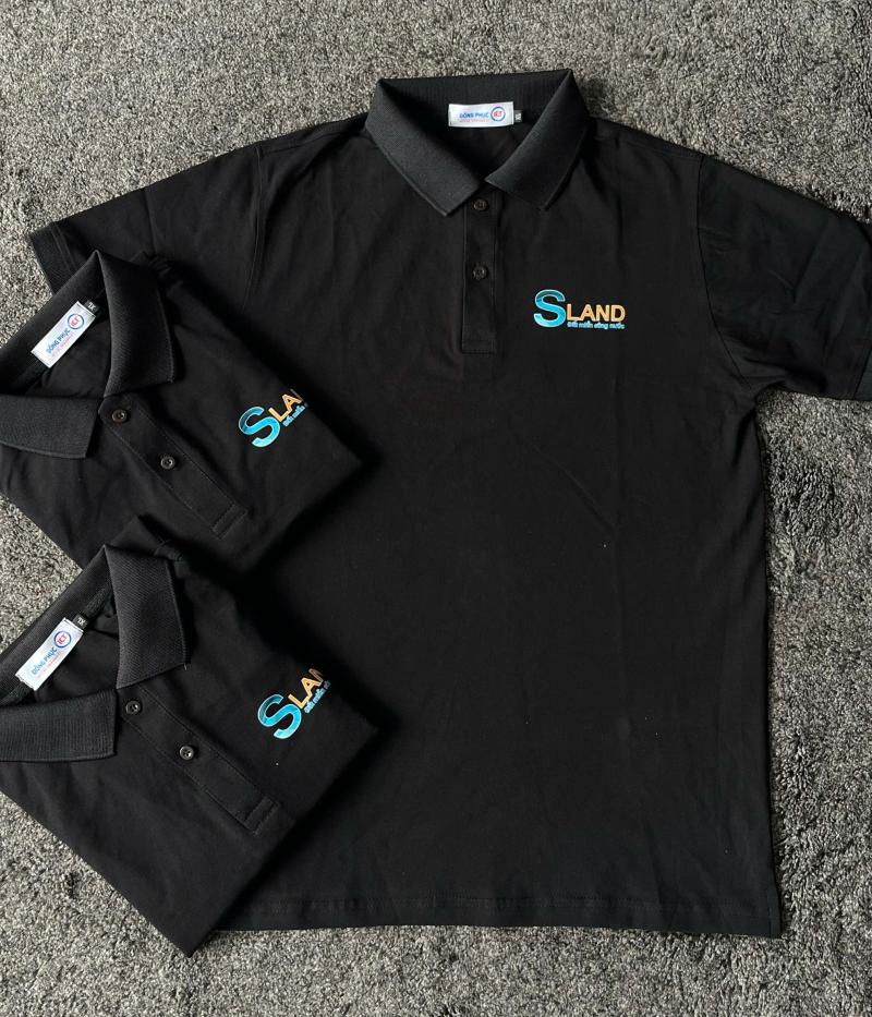 Đồng Phục Polo SLand - Chất Liệu Cá Sấu Cotton 100% Cao Cấp