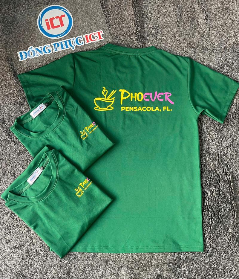 Đồng Phục Quán Ăn Tone Xanh Lá: Năng Động, Thoải Mái, Bền Đẹp