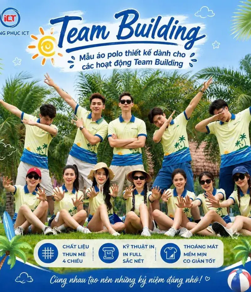 Đồng Phục Team Building – Thiết Kế Áo Team Building Theo Yêu Cầu