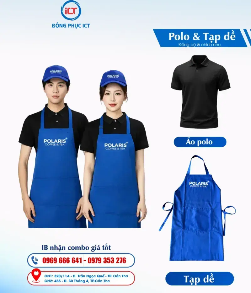 Giải Pháp Đồng Phục Dành Cho Cửa Hàng F&B: Áo Thun&Tạp Dề Đồng Bộ, Uy Tín, Giá Tốt