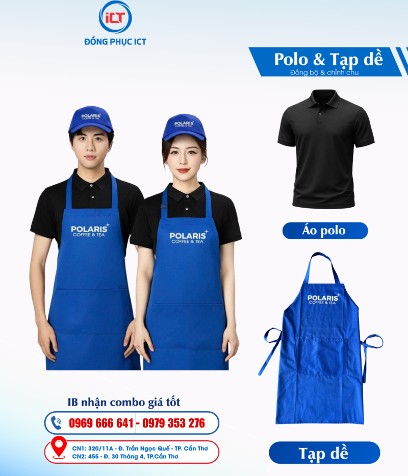 Giải Pháp Đồng Phục Dành Cho Cửa Hàng F&B: Áo Thun&Tạp Dề Đồng Bộ, Uy Tín, Giá Tốt