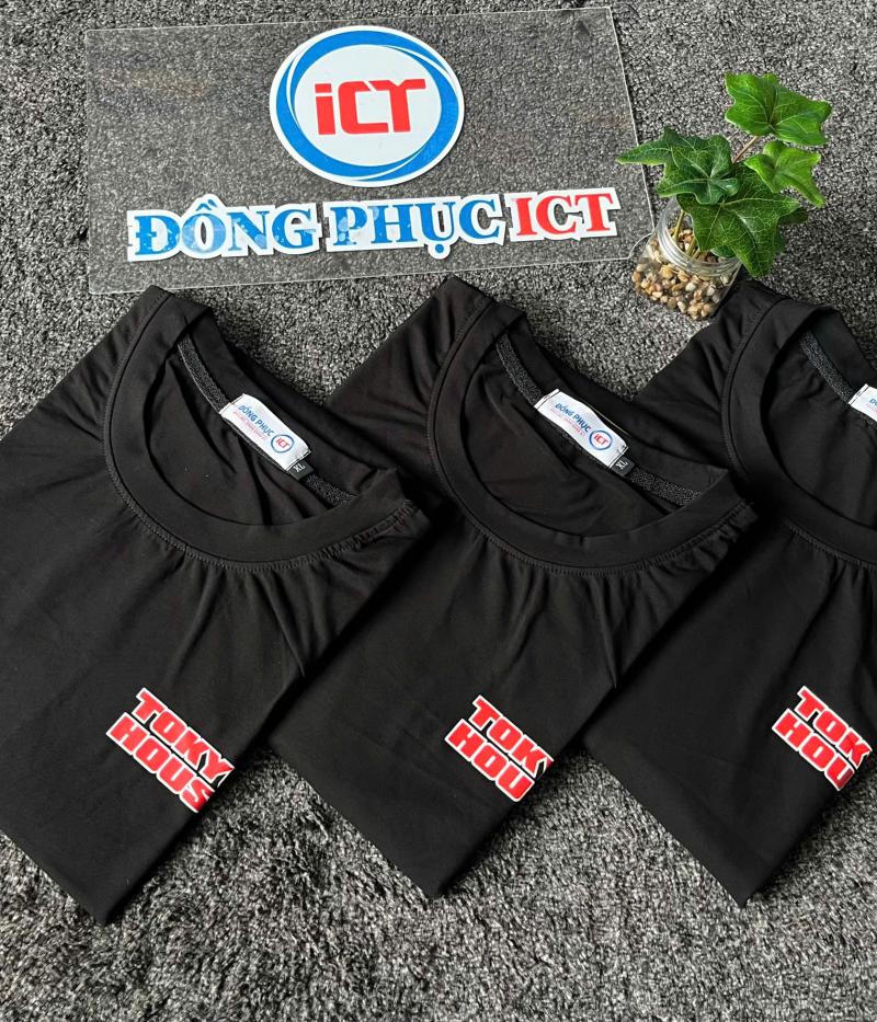 Mẫu Áo Cổ Tròn TOKYO HOUSE – Thiết Kế Basic, In Logo Sắc Nét