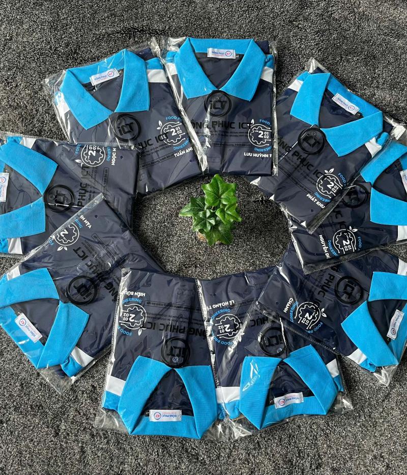 Mẫu Áo Đồng Phục Công Ty Được Ưa Chuộng 2025 – Polo Cá Sấu Poly In Lụa Sắc Nét