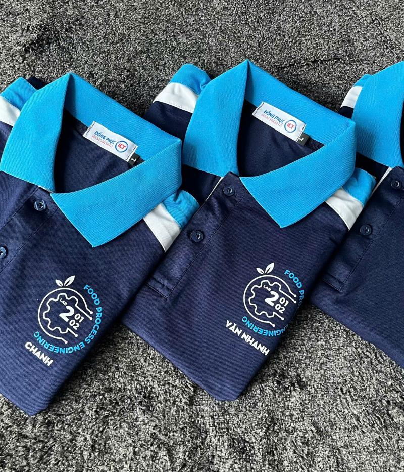 Mẫu Áo Đồng Phục Công Ty Được Ưa Chuộng 2025 – Polo Cá Sấu Poly In Lụa Sắc Nét