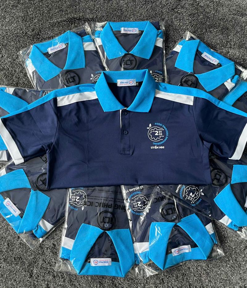 Mẫu Áo Đồng Phục Công Ty Được Ưa Chuộng 2025 – Polo Cá Sấu Poly In Lụa Sắc Nét