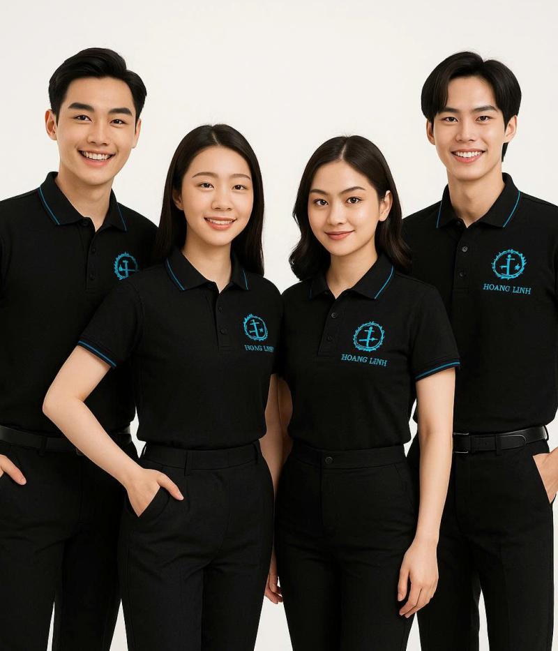 Mẫu Áo Đồng Phục Tiệc Cưới Hoàng Linh