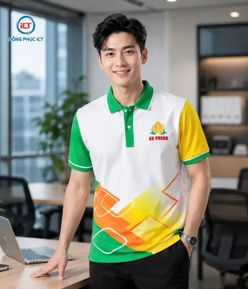 Mẫu Áo Polo Đồng Phục An Phong Đẹp – Thiết Kế Theo Yêu Cầu