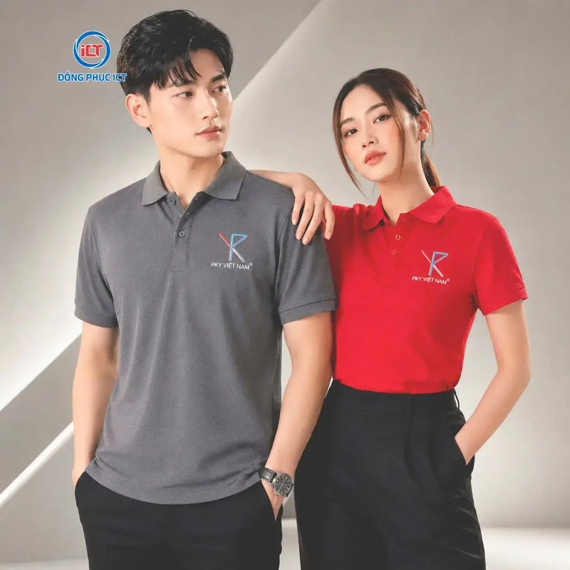 Mẫu Áo Polo Đồng Phục Công Ty Cao Cấp – Vải Cá Sấu 65