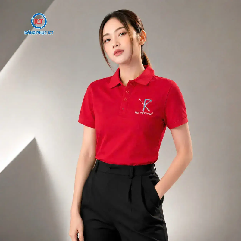 Mẫu Áo Polo Đồng Phục Công Ty Cao Cấp – Vải Cá Sấu 65