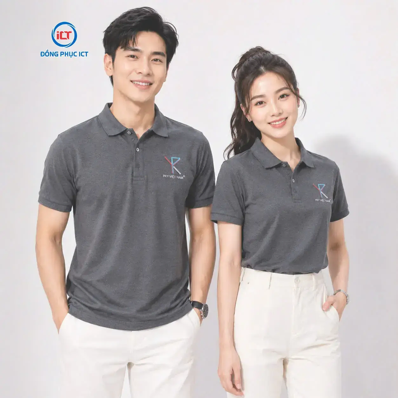 Mẫu Áo Polo Đồng Phục Công Ty Cao Cấp – Vải Cá Sấu 65