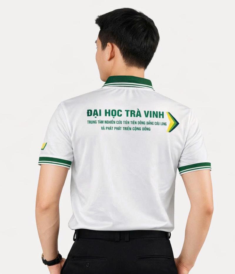 Mẫu Áo Polo Đồng Phục Công Ty Thiết Kế Tối Giản – Bo Cổ Xanh Ve Chai Hiện Đại