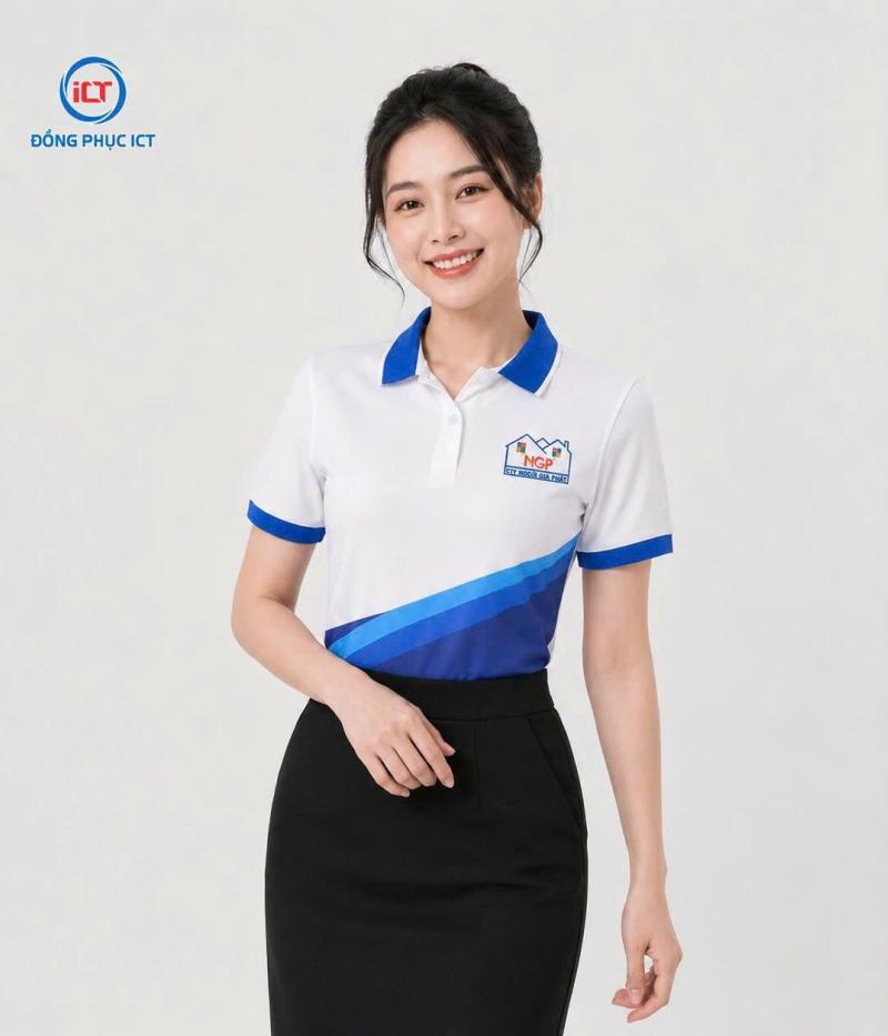 MẪU ÁO POLO ĐỒNG PHỤC CÔNG TY XÂY DỰNG – IN FULL HỌA TIẾT 2 THÂN, THIẾT KẾ THEO YÊU CẦU