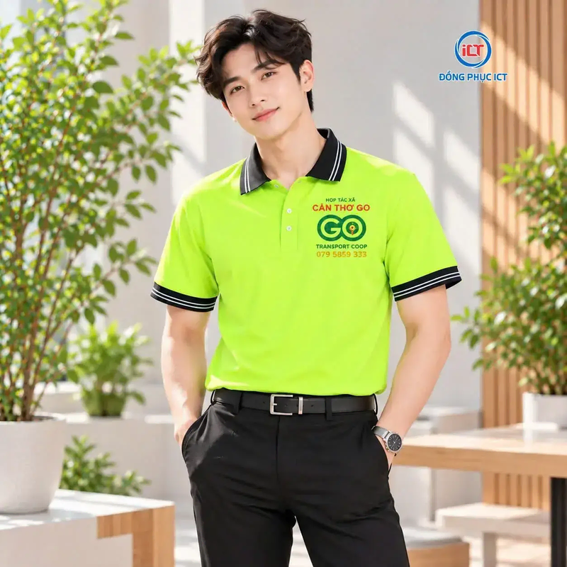 Mẫu Áo Polo Đồng Phục Doanh Nghiệp Đẹp, May Theo Yêu Cầu