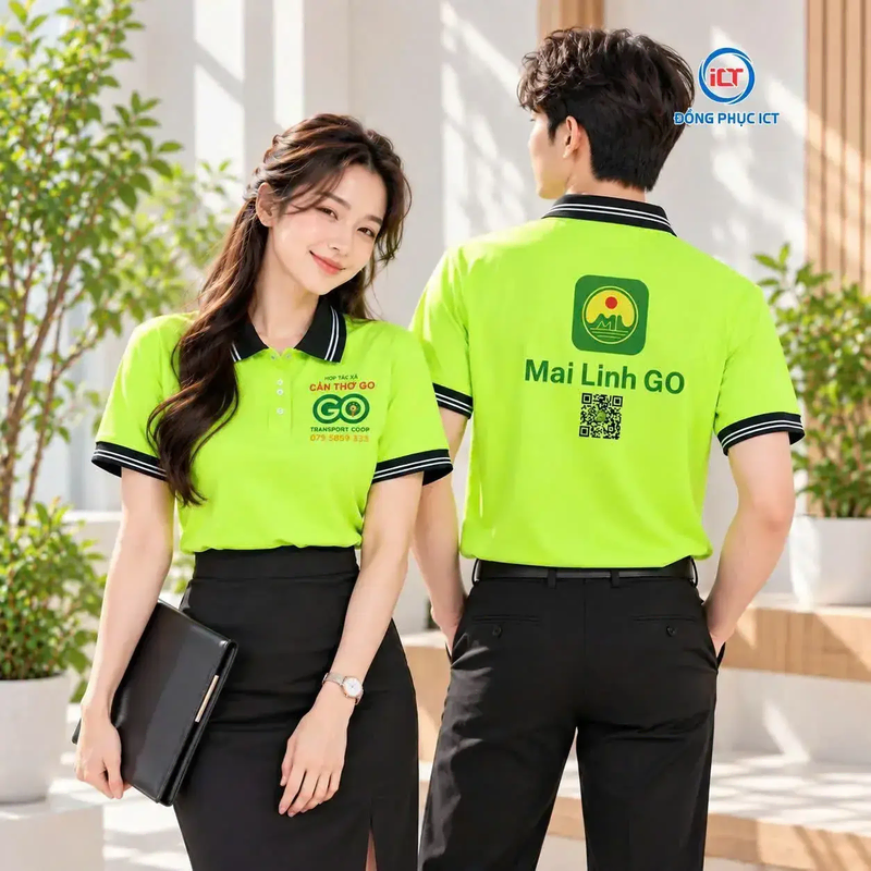 Mẫu Áo Polo Đồng Phục Doanh Nghiệp Đẹp, May Theo Yêu Cầu