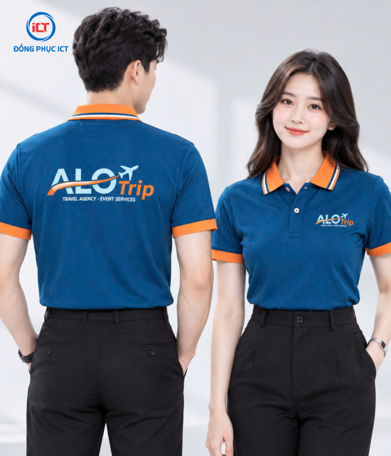 MẪU ÁO POLO ĐỒNG PHỤC DU LỊCH, LỮ HÀNH ĐẸP – THIẾT KẾ NĂNG ĐỘNG, CHUYÊN NGHIỆP
