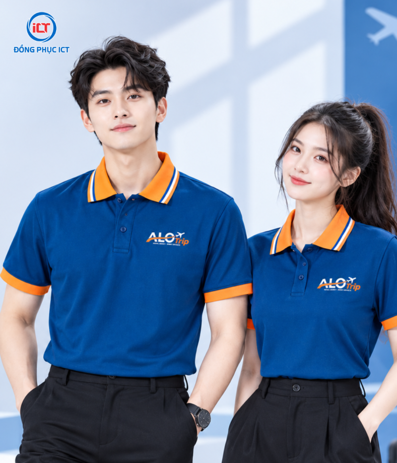 MẪU ÁO POLO ĐỒNG PHỤC DU LỊCH, LỮ HÀNH ĐẸP – THIẾT KẾ NĂNG ĐỘNG, CHUYÊN NGHIỆP