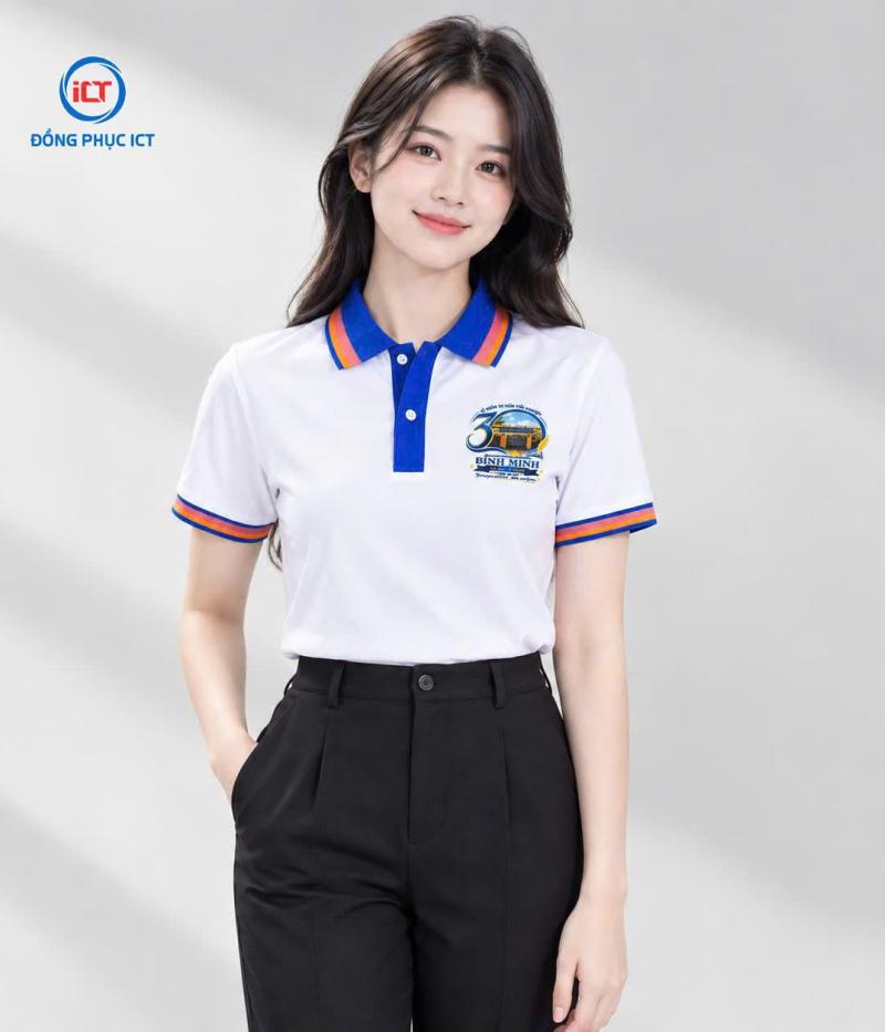 MẪU ÁO POLO ĐỒNG PHỤC KỶ NIỆM 30 NĂM BÌNH MINH – TRẺ TRUNG, CHUYÊN NGHIỆP