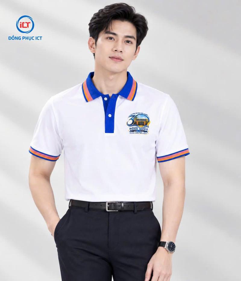 MẪU ÁO POLO ĐỒNG PHỤC KỶ NIỆM 30 NĂM BÌNH MINH – TRẺ TRUNG, CHUYÊN NGHIỆP
