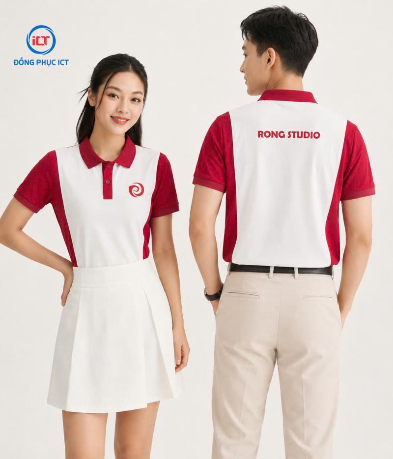 MẪU ÁO POLO ĐỒNG PHỤC STUDIO ĐẸP – THIẾT KẾ THEO NHẬN DIỆN THƯƠNG HIỆU