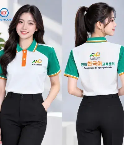 Mẫu Áo Polo Đồng Phục Trung Tâm Ngoại Ngữ 