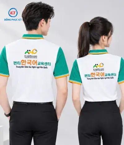 Mẫu Áo Polo Đồng Phục Trung Tâm Ngoại Ngữ 