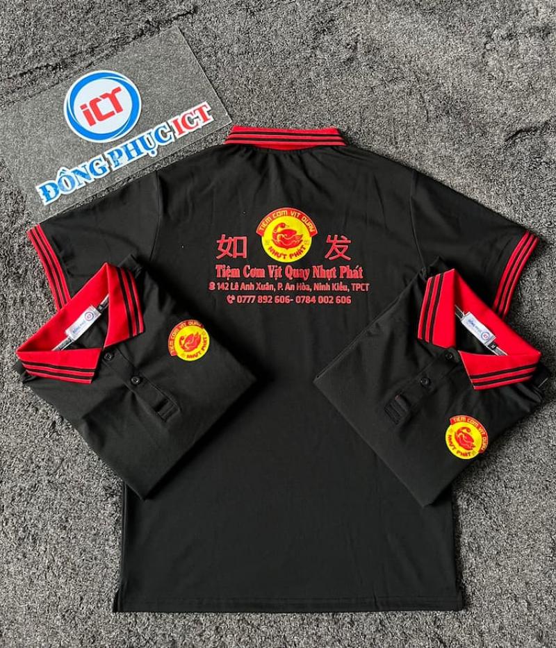 Mẫu áo quán ăn, quán Game