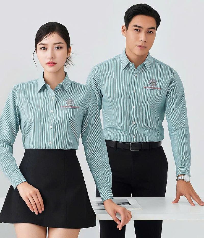 Mẫu Áo Sơ Mi Văn Phòng  Công Ty Hạt Giống Tân Hiệp Thành