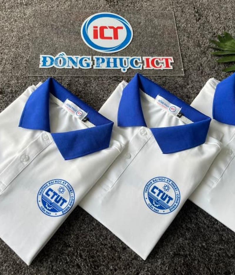 Mẫu áo thun polo - Đồng phục cho sinh viên Đại học Công Nghệ Kỹ thuật TPCT