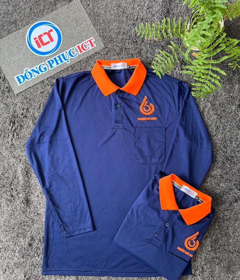 Mẫu áo thun tay dài cho cửa hàng VTNN, VLXD