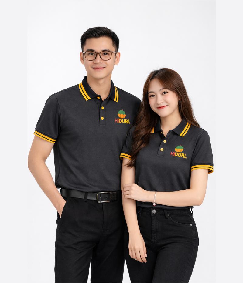 Polo Đồng Phục HiDuri – Form Chuẩn, Chất Liệu Cá Sấu Poly Thoáng Mát