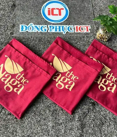 Tạp Dề Đồng Phục In Logo The Naga