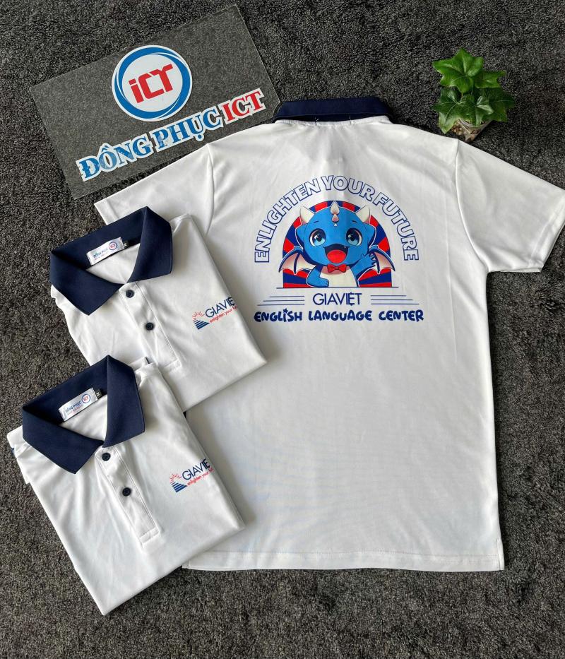 Top Mẫu Áo Đồng Phục Polo Trung Tâm Ngoại Ngữ Được Yêu Thích Nhất Hiện Nay