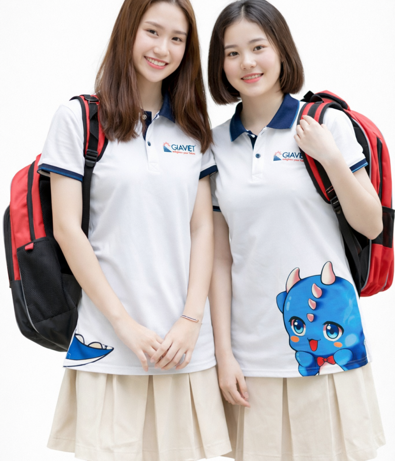 Top Mẫu Áo Đồng Phục Polo Trung Tâm Ngoại Ngữ Được Yêu Thích Nhất Hiện Nay