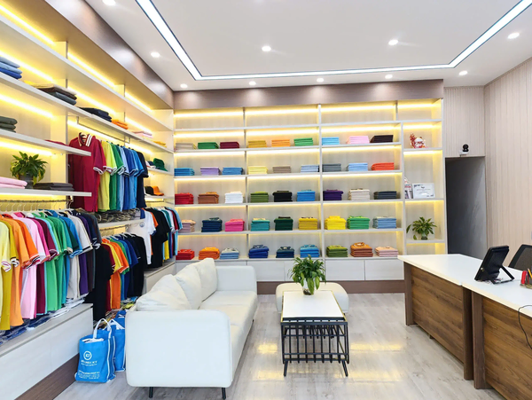Sản phẩm trưng bày tại cửa hàng